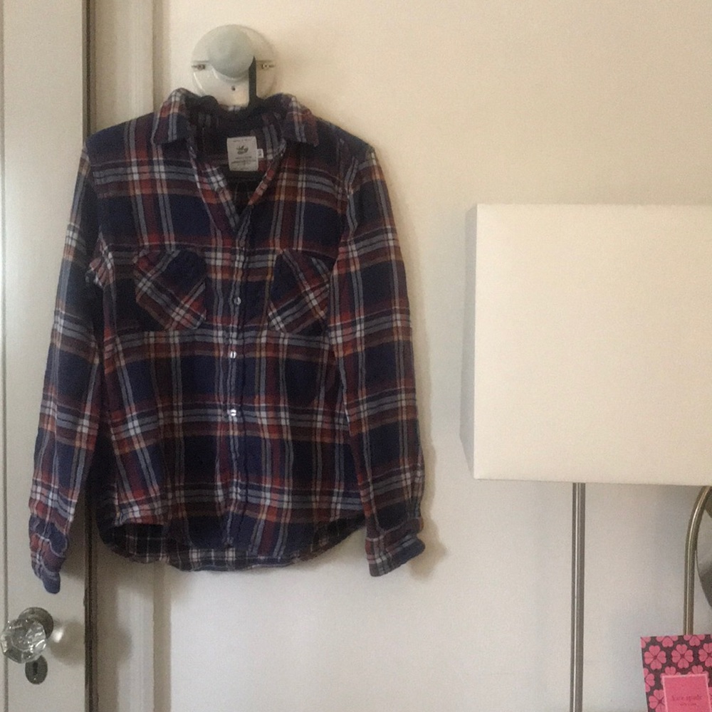 American Colors Clothing Giant Plaid Cotton Shirt